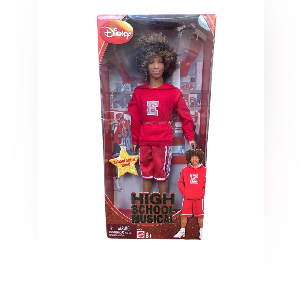 Disney High‎ School Musical School Spirit Chad Figure New-In-Box